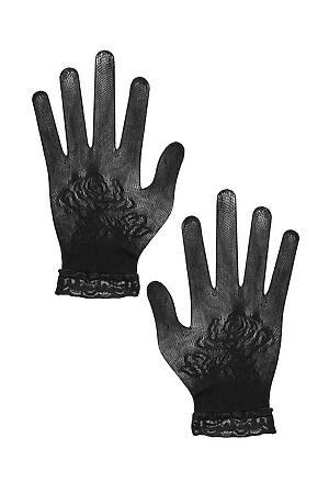 Перчатки Изящная роза LE CABARET (Черный) 203597 #196268
