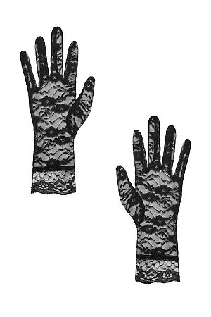 Ажурные перчатки "Французский поцелуй" LE CABARET (Черный) 206405 #196556