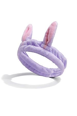 Косметическая повязка "Плюшевый кролик" КРАСНАЯ ЖАРА (Фиолетовый, розовый) 214042 #196834