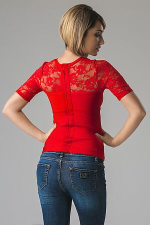 Блуза MERSADA (Ярко-красный) 67513 #197105