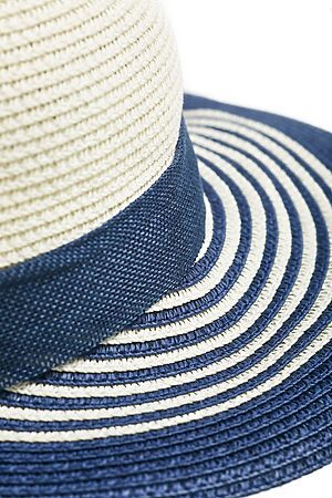 Плетеная шляпка Французская Ривьера в морском стиле Nothing But Love (Кремовый, синий) 202044 #197184