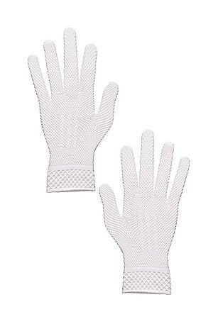 Ажурные перчатки "Касабланка" LE CABARET (Белый) 206387 #197221