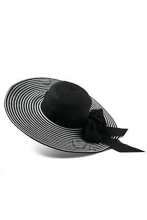 Плетеная шляпа Набережная Круазетт с мягкими полями Nothing But Love (Черный) 202050 #197652