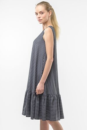 Платье REMIX (Т.серый полоска) 7775 #198290