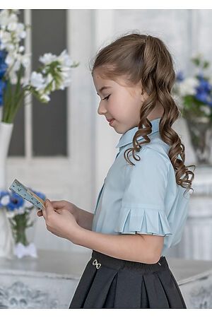 Блуза ALOLIKA (Брина голубой) БЛ-1907-2 #198459