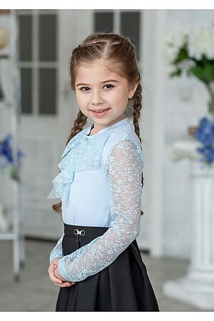 Блуза ALOLIKA (Фрита голубой) ТБ-1902-2 #198944