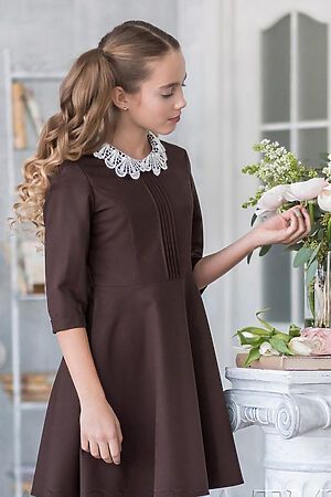 Платье ALOLIKA (Выпускница св.коричневый) ШП-1603-263 #199163