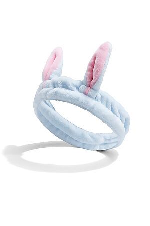 Косметическая повязка "Плюшевый кролик" КРАСНАЯ ЖАРА (Светло-голубой, розовый) 214037 #199316