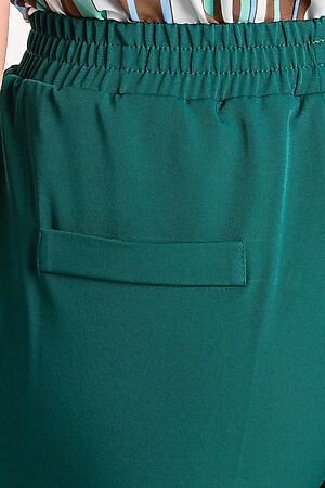 Костюм (Блуза+Брюки) LADY TAIGA (Зеленый/бирюза/белый) К1386-13 #202005