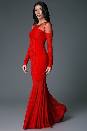 Платье MERSADA (Огненно-красный) 74037 #202817