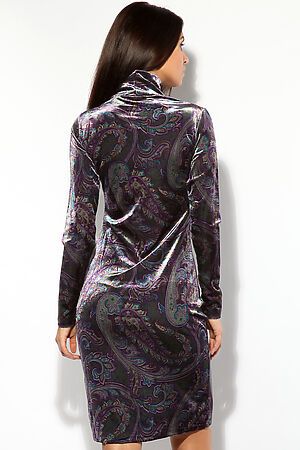 Платье MERSADA (Фиолетовый, бирюзовый, серый) 59047 #203399