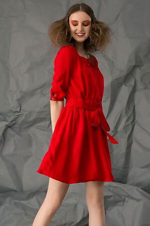 Платье MERSADA (Ярко-красный) 94627 #203414