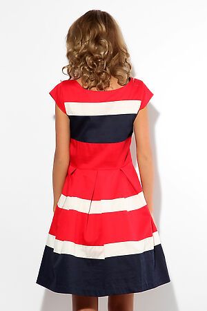 Платье MERSADA (Темно-синий, красный, белый) 77551 #203594