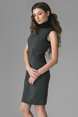 Платье MERSADA (Серый, черный) 47186 #203641