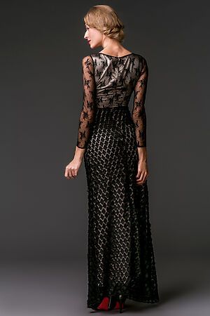 Платье MERSADA (Черный, шампань) 104536 #203651