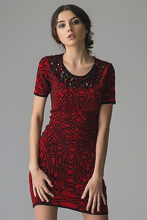 Платье MERSADA (Красный, черный) 85803 #203772