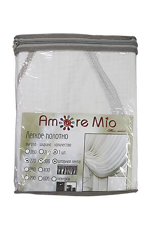 Тюль AMORE MIO (Коричневый/белый) 15981 #204605