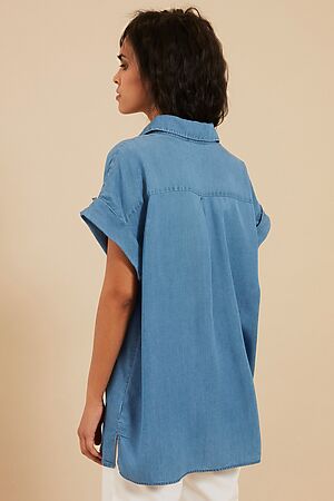 Блуза ZARINA (Голубой индиго) 0224434334 #205087