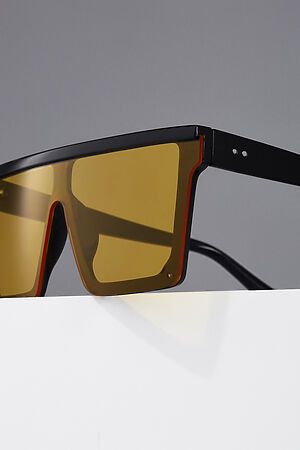 Солнцезащитные очки "Чудеса на виражах" Nothing Shop (Черный, желтый) 291277 #205136