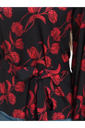 Блуза TUTACHI (Чёрный-Красный) А275.2 #210357