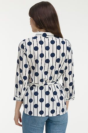 Блуза TUTACHI (Белый-синий) А770.2 #210377