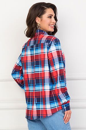 Блуза BELLOVERA (Красный, Синий) 12Б0731 #211349