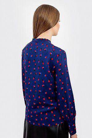 Блузка MARK FORMELLE (Цветные мазки на т.синем) 19-7005-9 #212746