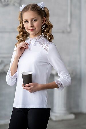 Блуза ALOLIKA (Тейлор белый) ТБ-2001-1 #214561