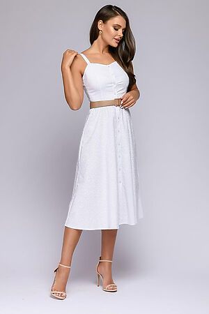 Сарафан 1001 DRESS (Белый) 0112001-01981WH #214736