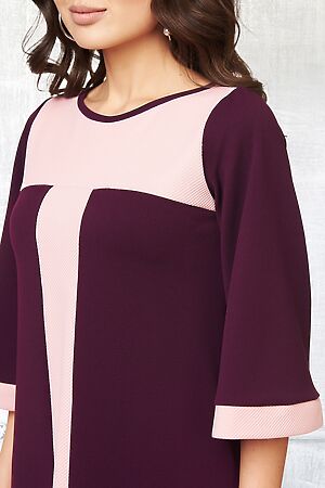 Платье BELLOVERA (Бордовый, розовый) 4П0291 #214965