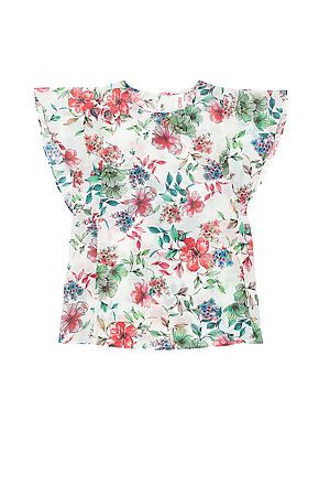 Блуза CONTE ELEGANT (Цветы на белом) #217923