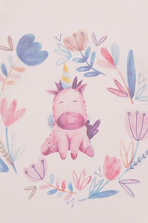 Пижама KOGANKIDS (Св.розовый набивка цветы) 251-244-36 #222589