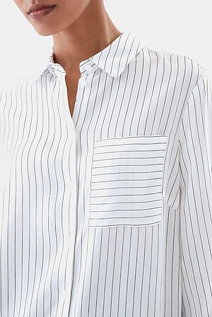 Блузка ZARINA (Белый графика мелкая) 0328101301 #224957