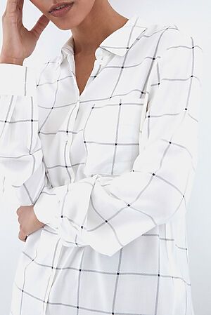 Блузка ZARINA (Белый графика крупная) 0328101301 #224958
