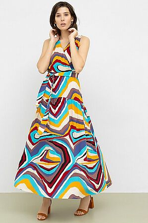 Платье MARK FORMELLE (Крупная цветная полоска) 21-9250-9 #225136