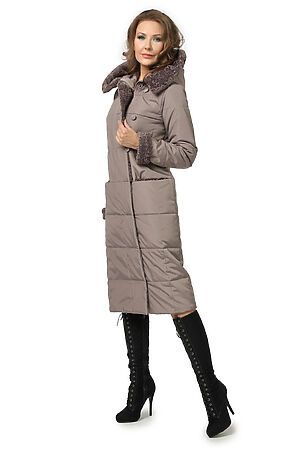Пальто DIZZYWAY (Серо-коричневый) 20306 #225400