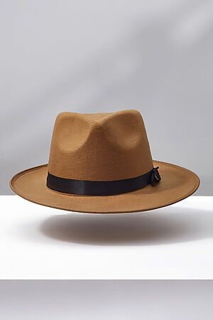 Шляпа Nothing Shop (Темно-бежевый, черный) 291917 #228595