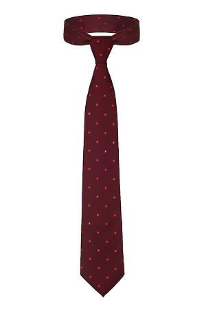 Комплект: галстук и платок-паше SIGNATURE (Винный, красный, белый,) 209720 #229539