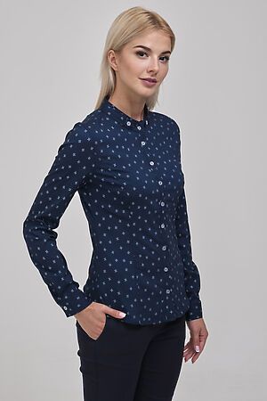 Блуза MARIMAY (Темно синий) 020320-3 #229664