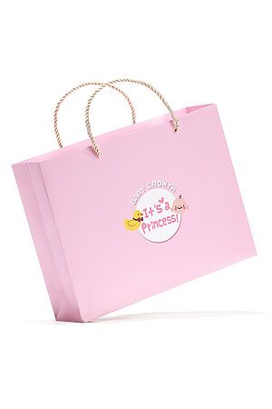 Подарочная коробка в пакете Nothing Shop (Белый, розовый) 211841 #230217