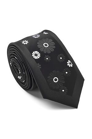 Классический галстук SIGNATURE (Черный, серебристый,) 209756 #230499