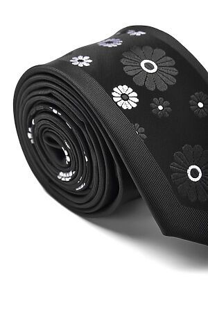 Классический галстук SIGNATURE (Черный, серебристый,) 209756 #230499