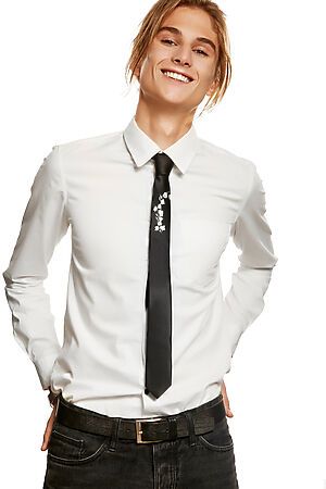 Классический галстук SIGNATURE (Светло-серый) 204392 #230510