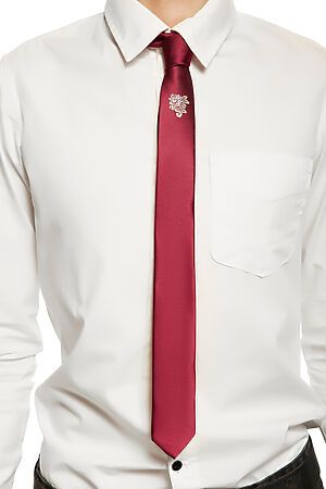 Классический галстук SIGNATURE (Бордовый) 204394 #230841