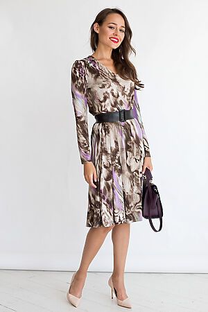 Платье LADY TAIGA (Лилас, беж) П1616-15 #233536