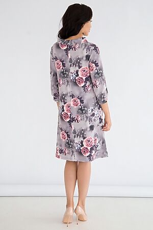 Платье LADY TAIGA (Мультиколор (серый, розовый)) П1629-15 #236463