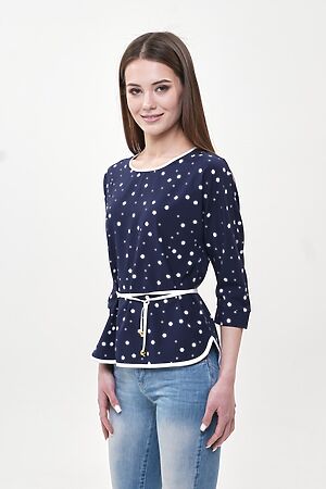 Блуза MARIMAY (Темно синий) 010311-2 #238705