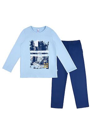 Пижама (джемпер+брюки) BOSSA NOVA (Голубой/синий) 362К-161-Г #239176