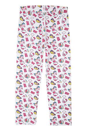 Пижама(Футболка+брюки) PLAYTODAY (Белый, розовый) 32042800 #239373