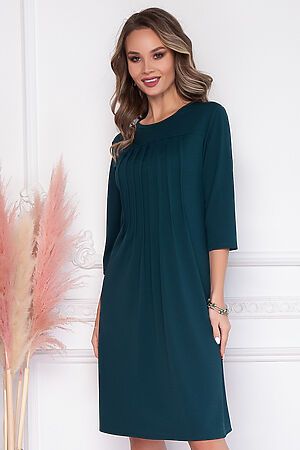 Платье Миноль BELLOVERA (Темно-зеленый) 4П1154 #239557